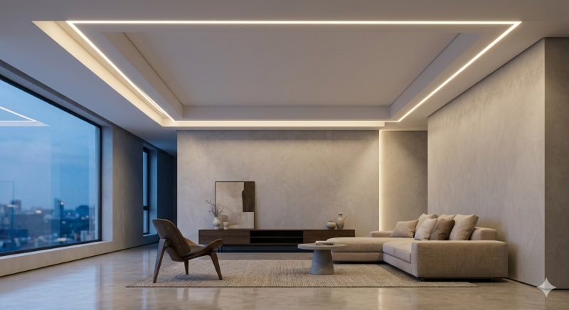 室內(nèi)吊頂嵌入式燈帶的效果圖.JPG