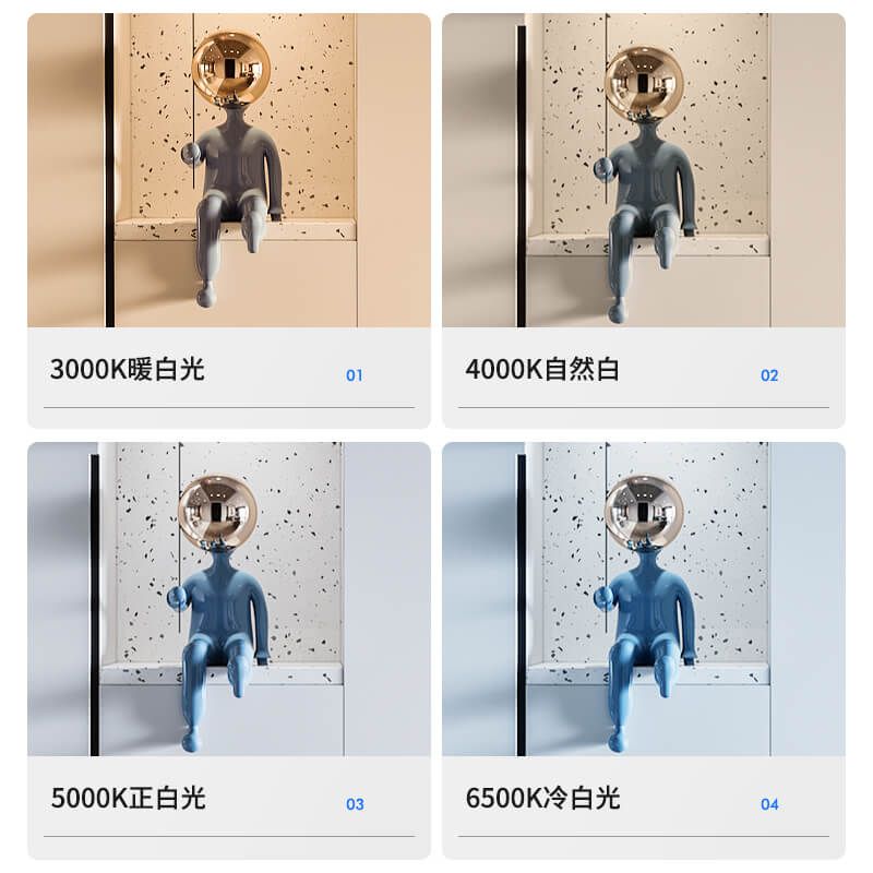 WS2812B單白光燈帶內置IC流水追光5050燈珠DC5V - 4