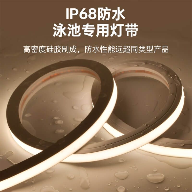 IP68防水泳池LED燈帶｜15x16低壓正發光｜一體注塑耐用燈帶廠家直供 - 4