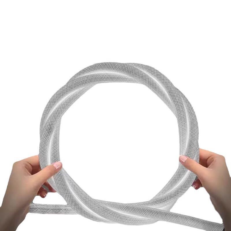 幻彩圓形編織燈帶外置尼龍網內置IP67硅膠霓虹360度發光燈帶 - 4