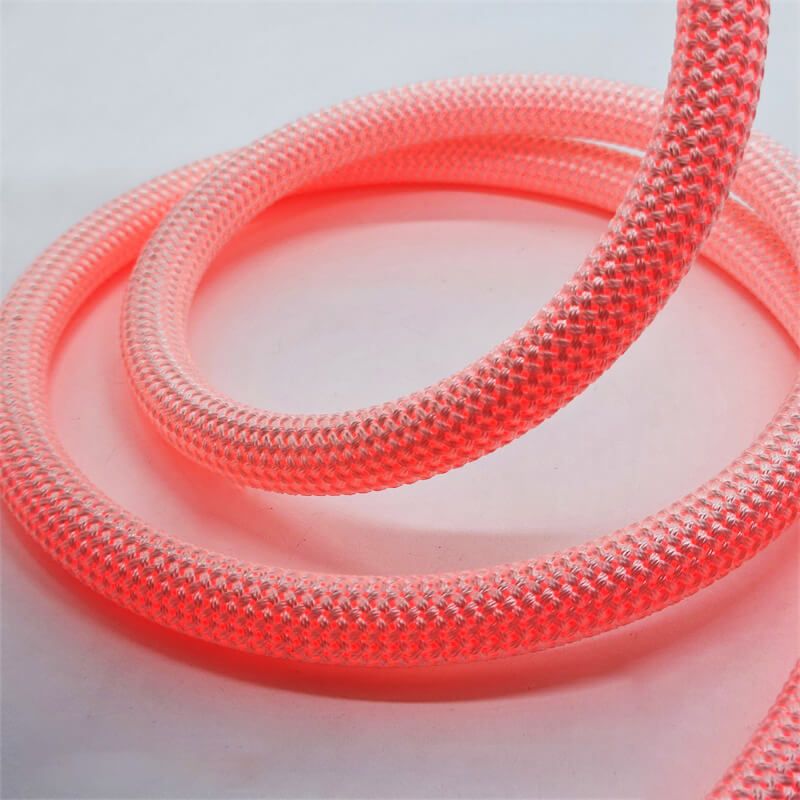 幻彩圓形編織燈帶外置尼龍網內置IP67硅膠霓虹360度發光燈帶 - 2