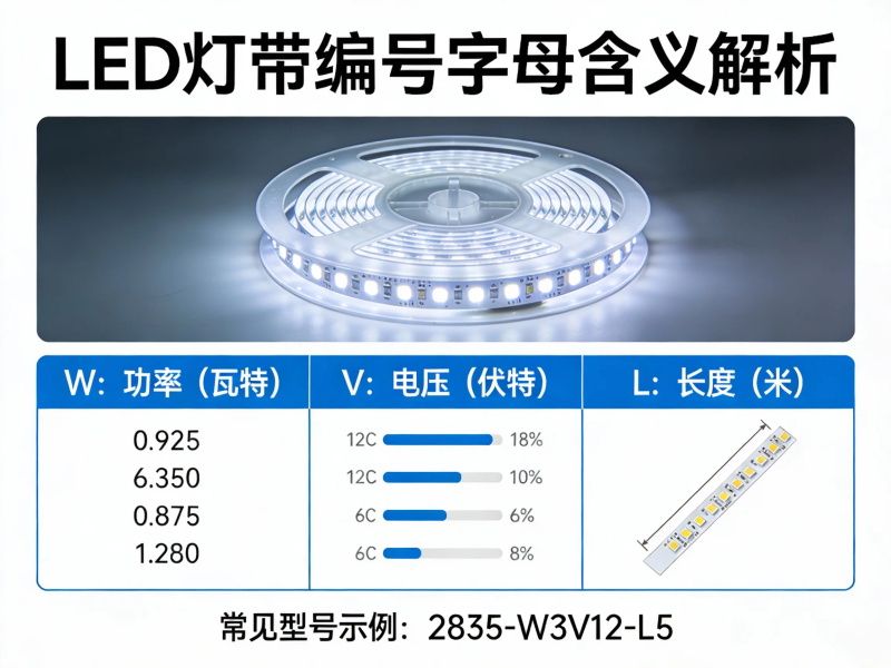 LED燈帶編號中的字母都代表什么意思？