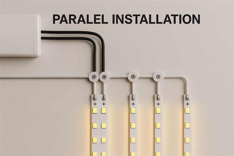 燈帶怎么并聯(lián)線路？專業(yè)布線方法與注意事項