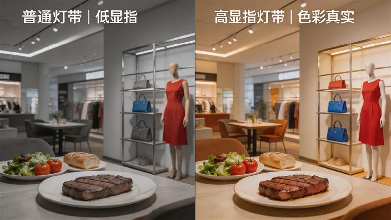 燈帶顯色指數(shù)Ra與R9差異解析