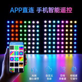 WS2812B全彩像素屏｜8x8數(shù)字可控LED顯示模塊｜DC5V低壓驅(qū)動 - 4