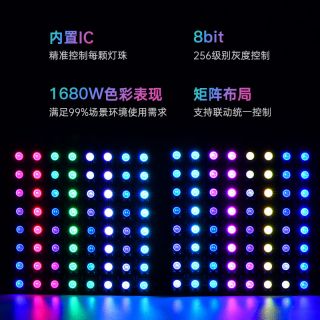 WS2812B全彩像素屏｜8x8數(shù)字可控LED顯示模塊｜DC5V低壓驅(qū)動 - 6
