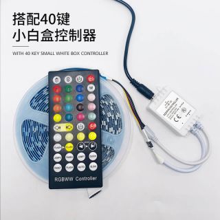 5050 五合一 RGB CCT 雙色溫 LED 燈帶，6 線獨立調光，支持 DC12V/24V - 4