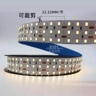 三排270燈/米寬板LED燈帶｜25?mm低壓高亮柔性工程燈帶 - 4