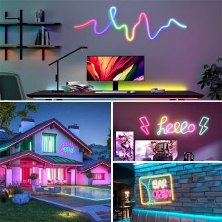 RGB360度全方位發(fā)光LED霓虹燈管｜柔性可彎曲，高亮節(jié)能，支持工程定制 - 4