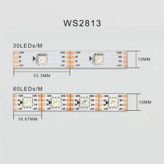WS2813幻彩燈帶SPI雙信號備份LED燈帶DC5V - 1